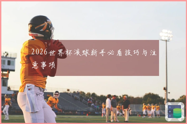 2026世界杯滚球新手必看技巧与注意事项